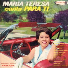 Discos de vinilo: MARIA TERESA - CANTA PARA TI / ANGELITO, TENGO MIEDO, SOLITARIA.../ LP PALACIO RF-18250