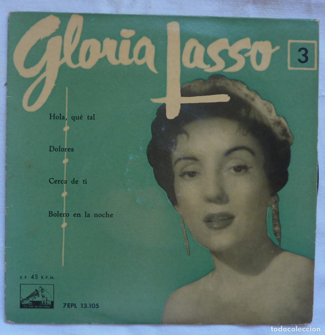Discos de vinilo: GLORIA LASSO // HOLA QUE TAL+3 // EP - Foto 1