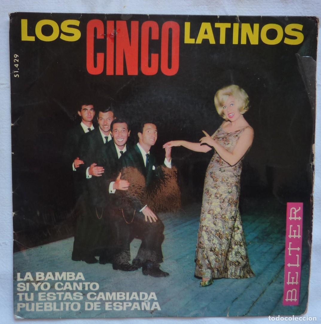 Discos de vinilo: LOS CINCO LATINOS // LA BAMBA+3 // 1964 // EP - Foto 1