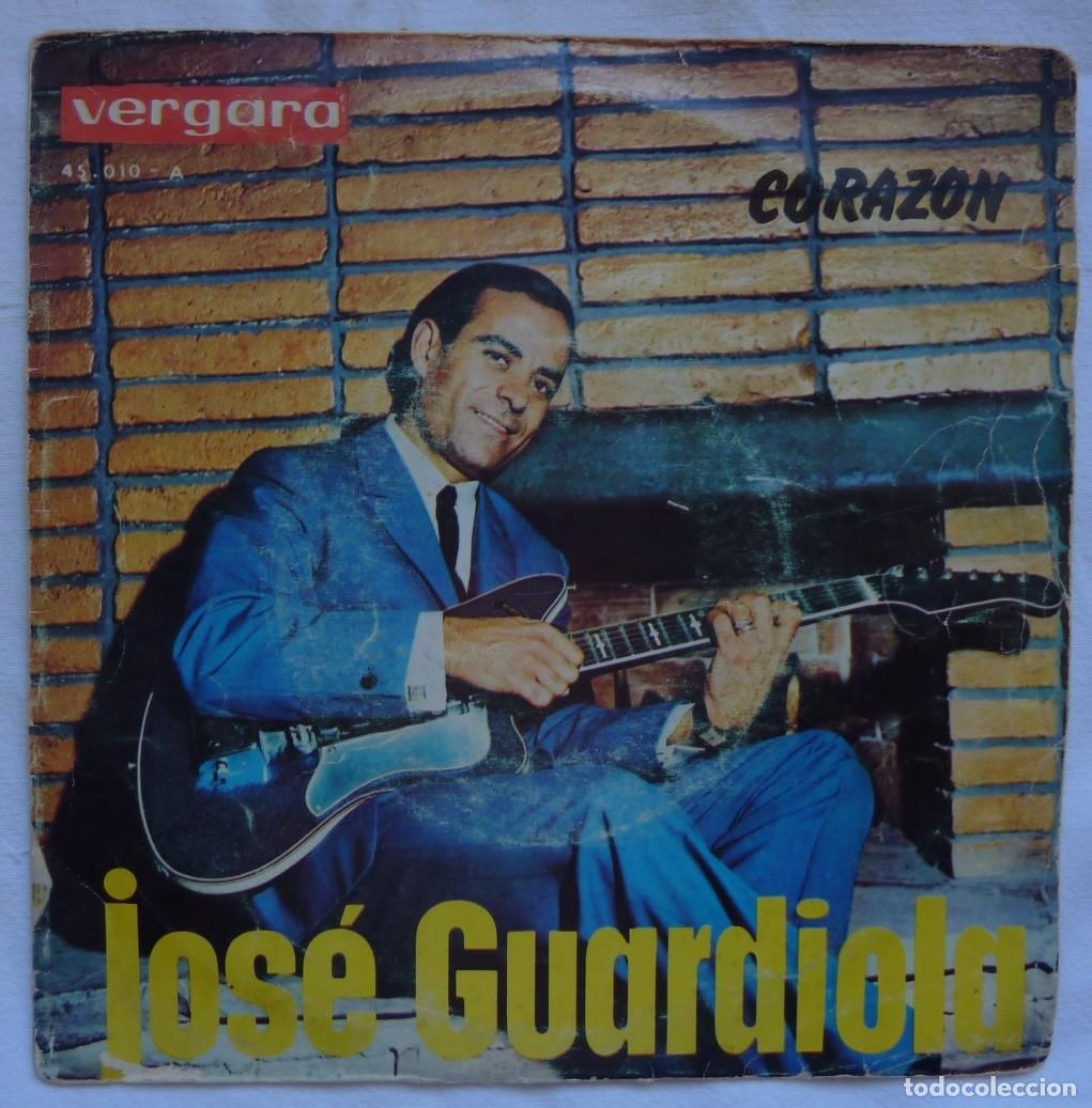 Discos de vinilo: JOSE GUARDIOLA // CORAZON/DIME// 1964 // SINGLE - Foto 1