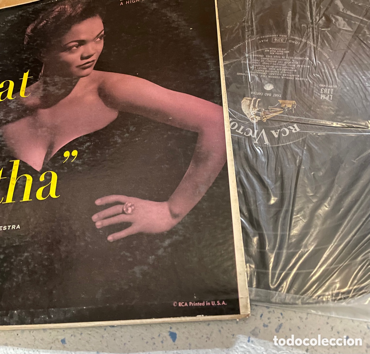 Discos de vinilo: Eartha Kitt &ndash; That Bad Eartha. Lp 1956. - Foto 4