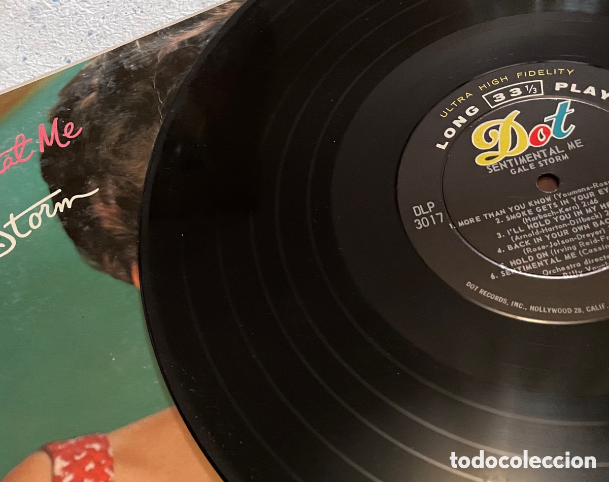 Discos de vinilo: Gale Storm &ndash; Sentimental Me. Lp 1956 - Foto 2