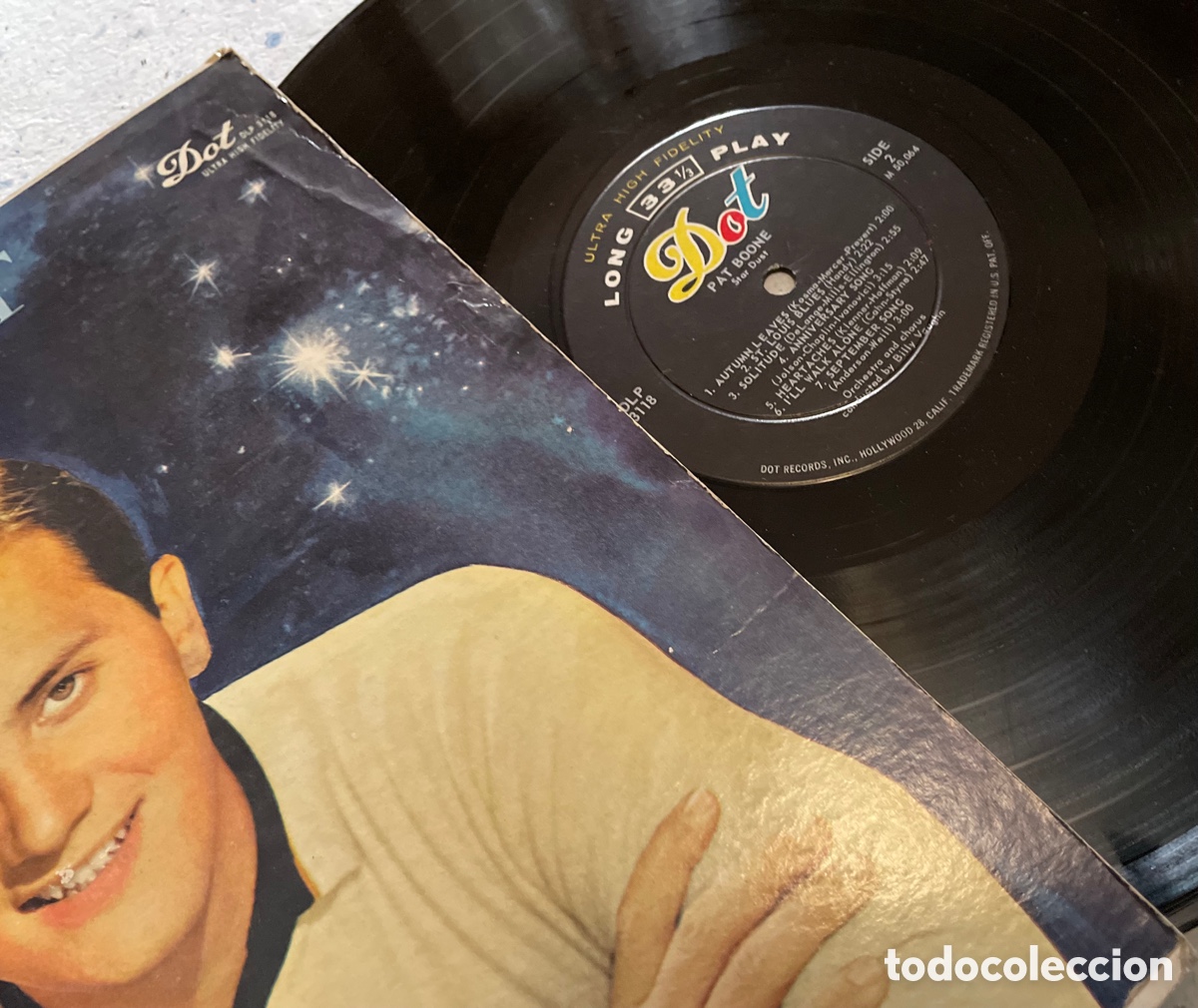 Discos de vinilo: Pat Boone &ndash; Star Dust. Lp 1958 - Foto 2
