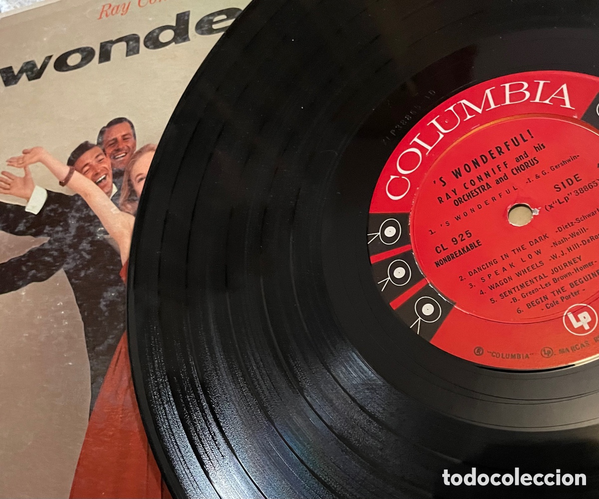 Discos de vinilo: Ray Conniff &ndash; S Wonderful!. Columbia 1956. Lp - Foto 3