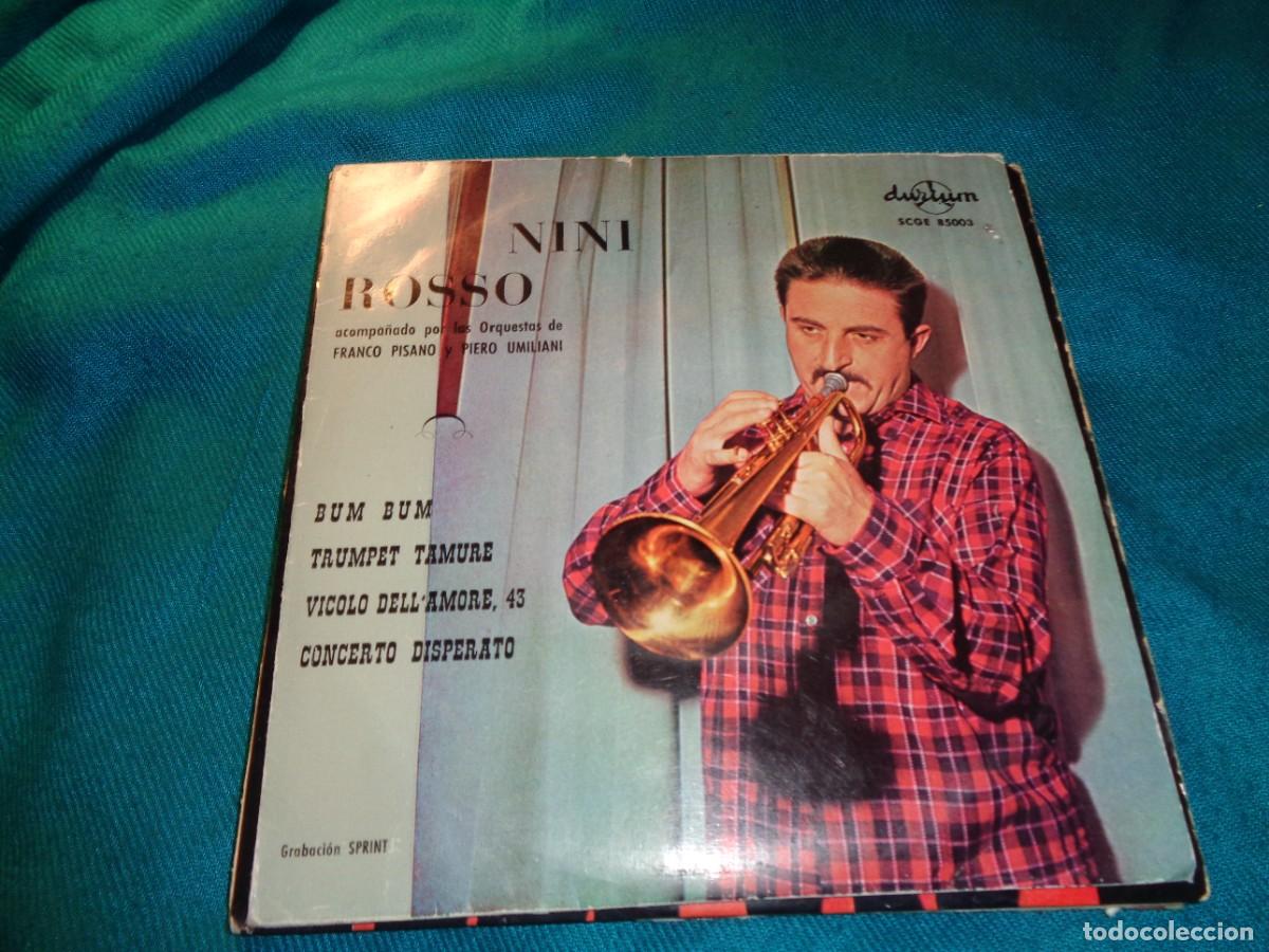 Discos de vinilo: NINI ROSSO. BUM BUM + 3. EP. DURIUM. 1963. IMPECABLE - Foto 1