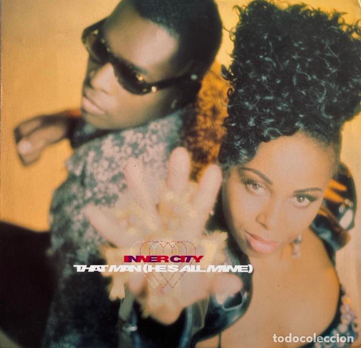 Discos de vinilo: INNER CITY. THAT MAN. MAXI SINGLE 4 TEMAS - Foto 1