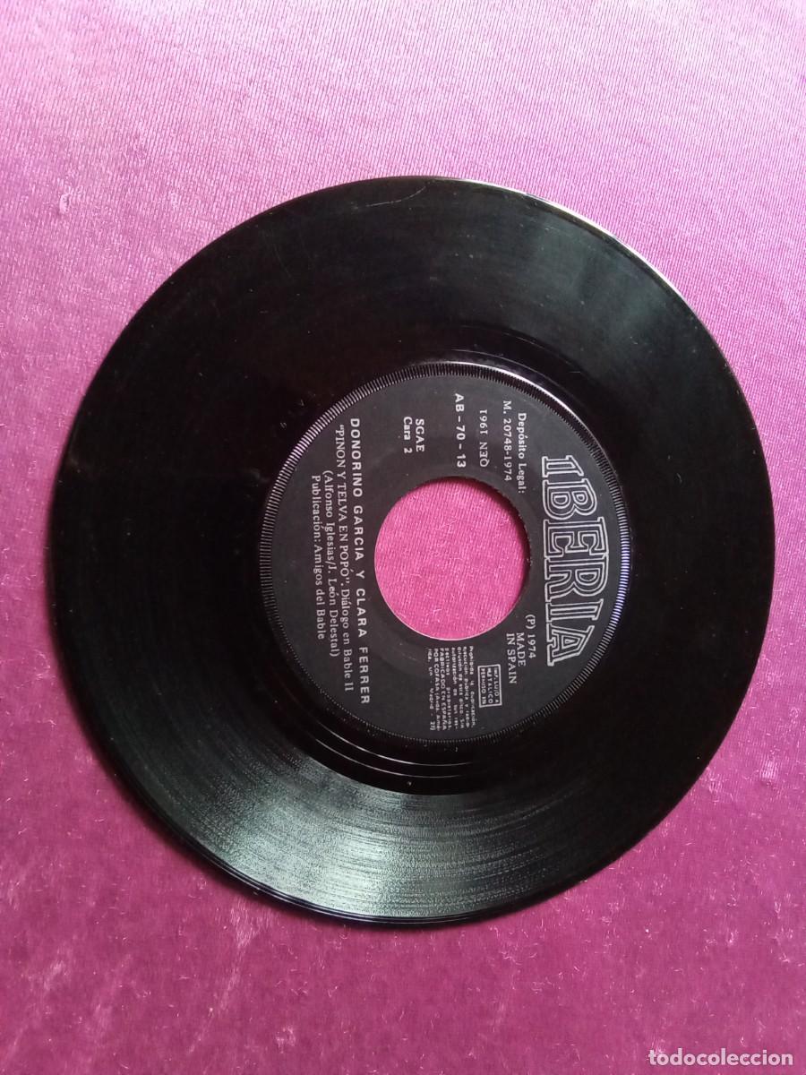Vinyl records: PINON Y TELVA VINILO EN BABLE ASTURIAS MON&Oacute;LOGOS ASTURIANOS L3C2