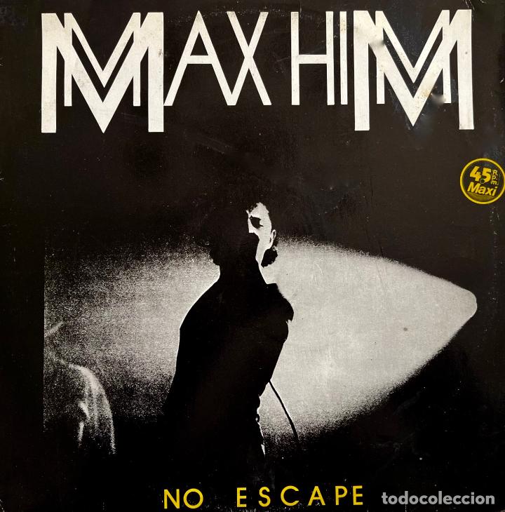 Discos de vinilo: MAX HIM, NO ESCAPE. MAXISINGLE 3 TEMAS - Foto 1