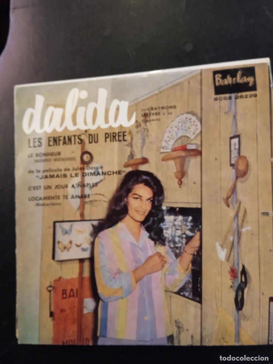 Discos de vinilo: DALIDA- LES ENFANTS DU PIREE. EP - Foto 1