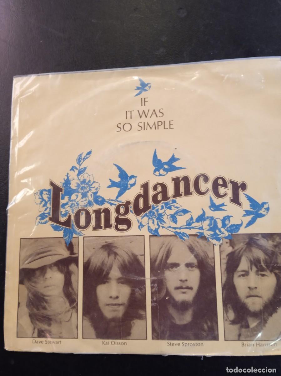 Discos de vinilo: LONGDANCER- IF IT WAS SO SIMPLE. SINGLE. DAVE STEWART DE EURYTHMICS - Foto 1