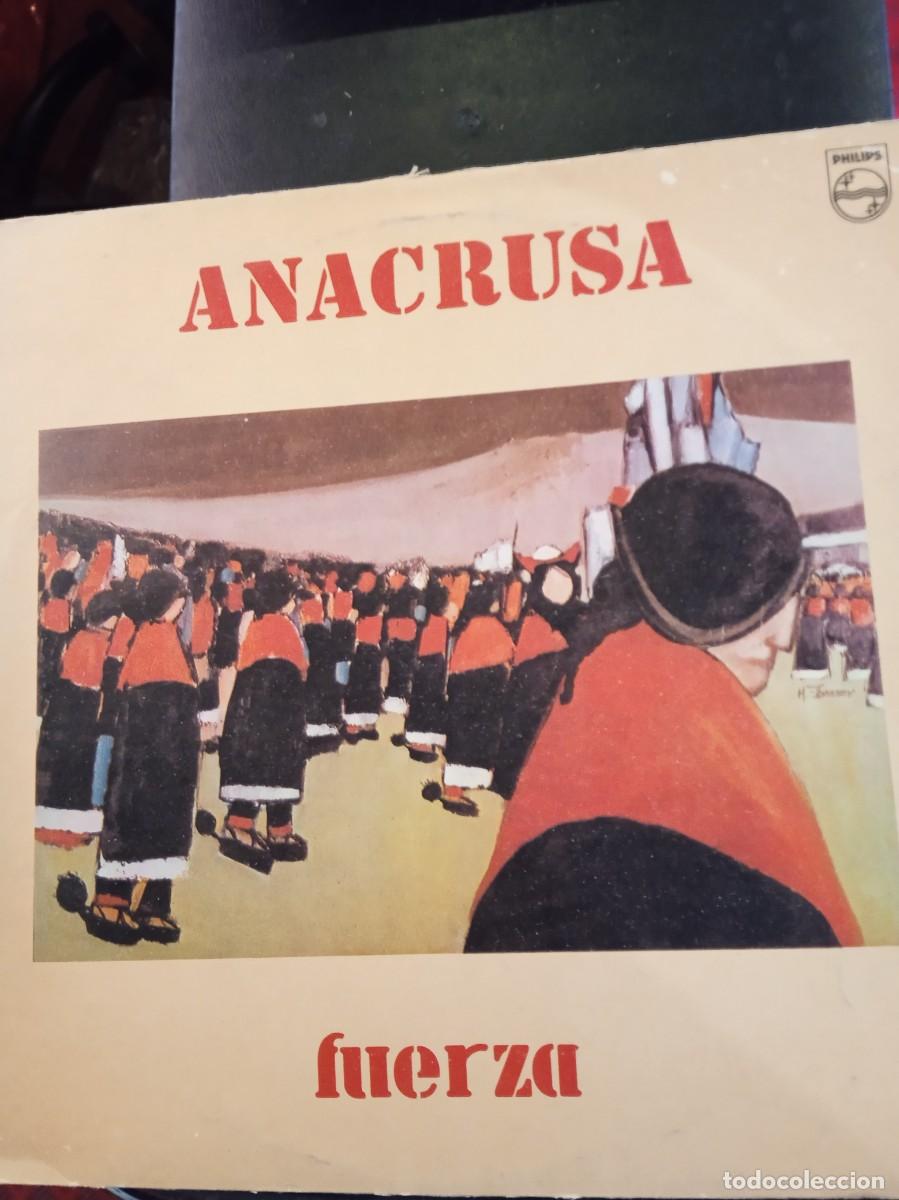 Disques de vinyle: ANACRUSA- FUERZA. LP. FOLK ROCK PROGRESIVO ARGENTINO