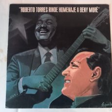Discos de vinilo: ROBERTO TORRES RINDE HOMENAJE A BENY MORE / LP
