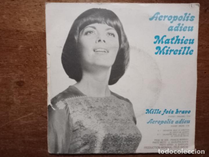Discos de vinilo: Mireille Mathieu - mille fois bravo + Acr&oacute;polis adieu - Foto 2