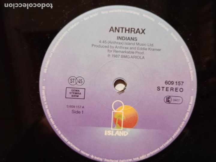 Discos de vinilo: Anthrax - indians + Sabbath Bloody Sabbath + taint - Foto 3