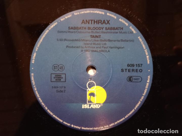 Discos de vinilo: Anthrax - indians + Sabbath Bloody Sabbath + taint - Foto 4