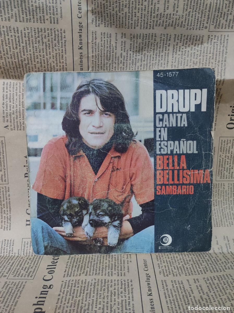 Discos de vinilo: Drupi &ndash; Canta En Espa&ntilde;ol - Bella Bellisima - Foto 1