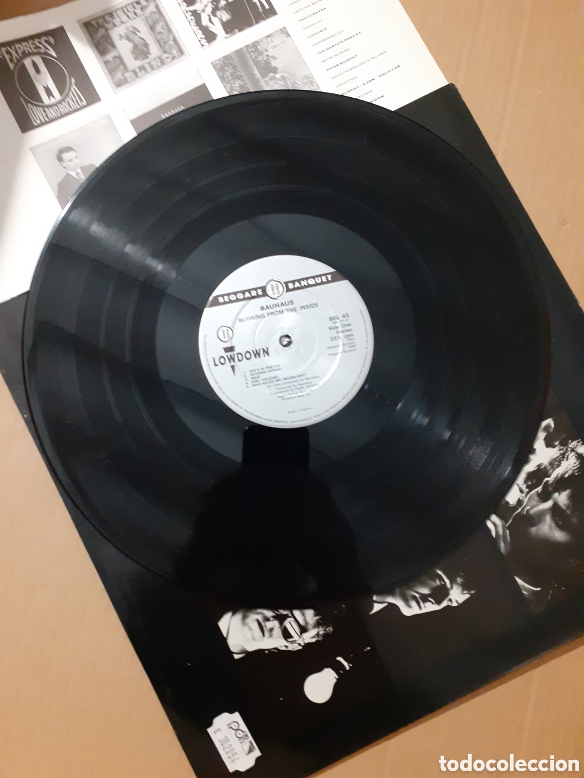 Discos de vinilo: Bauhaus. Burning front the inside. Edici&oacute;n inglesa de 1988. - Foto 4