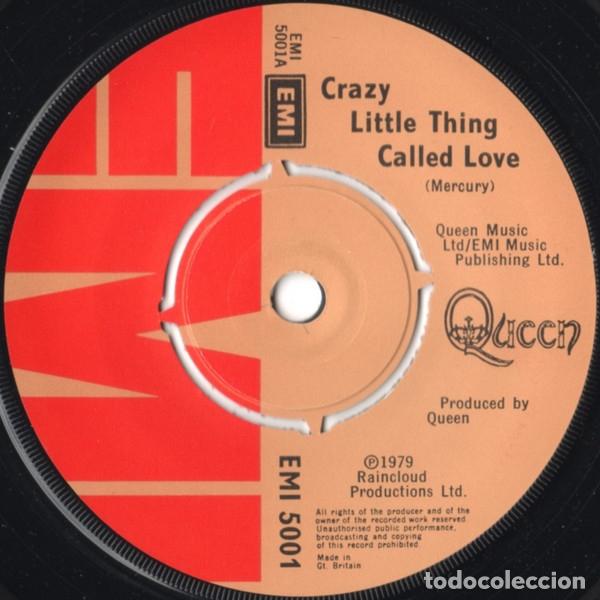 Discos de vinilo: Queen - Crazy Little Thing Called Love (7&rdquo;, Single, Com) - Foto 1
