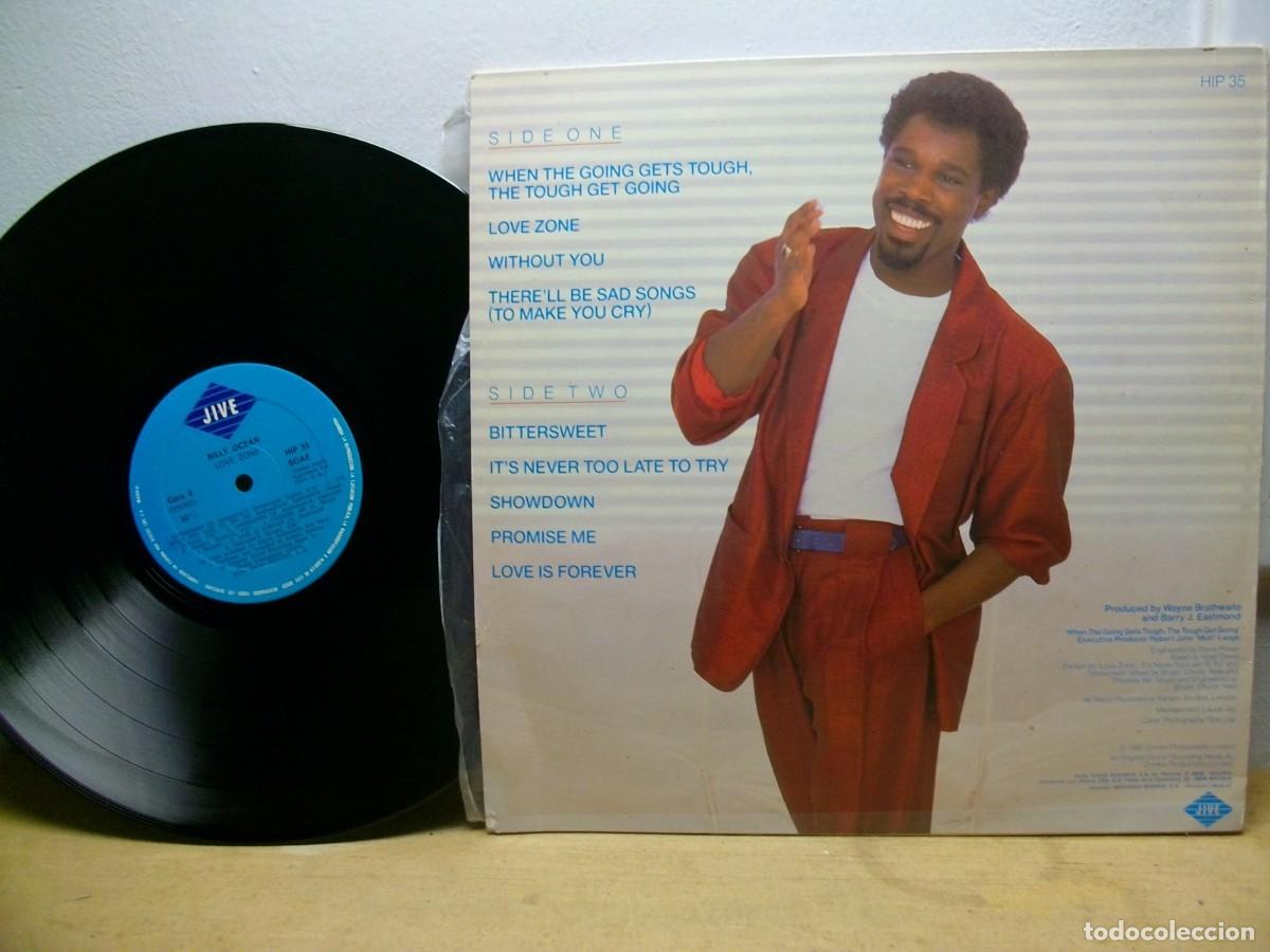Discos de vinilo: Billy Ocean &ndash; Love Zone LP - Foto 2