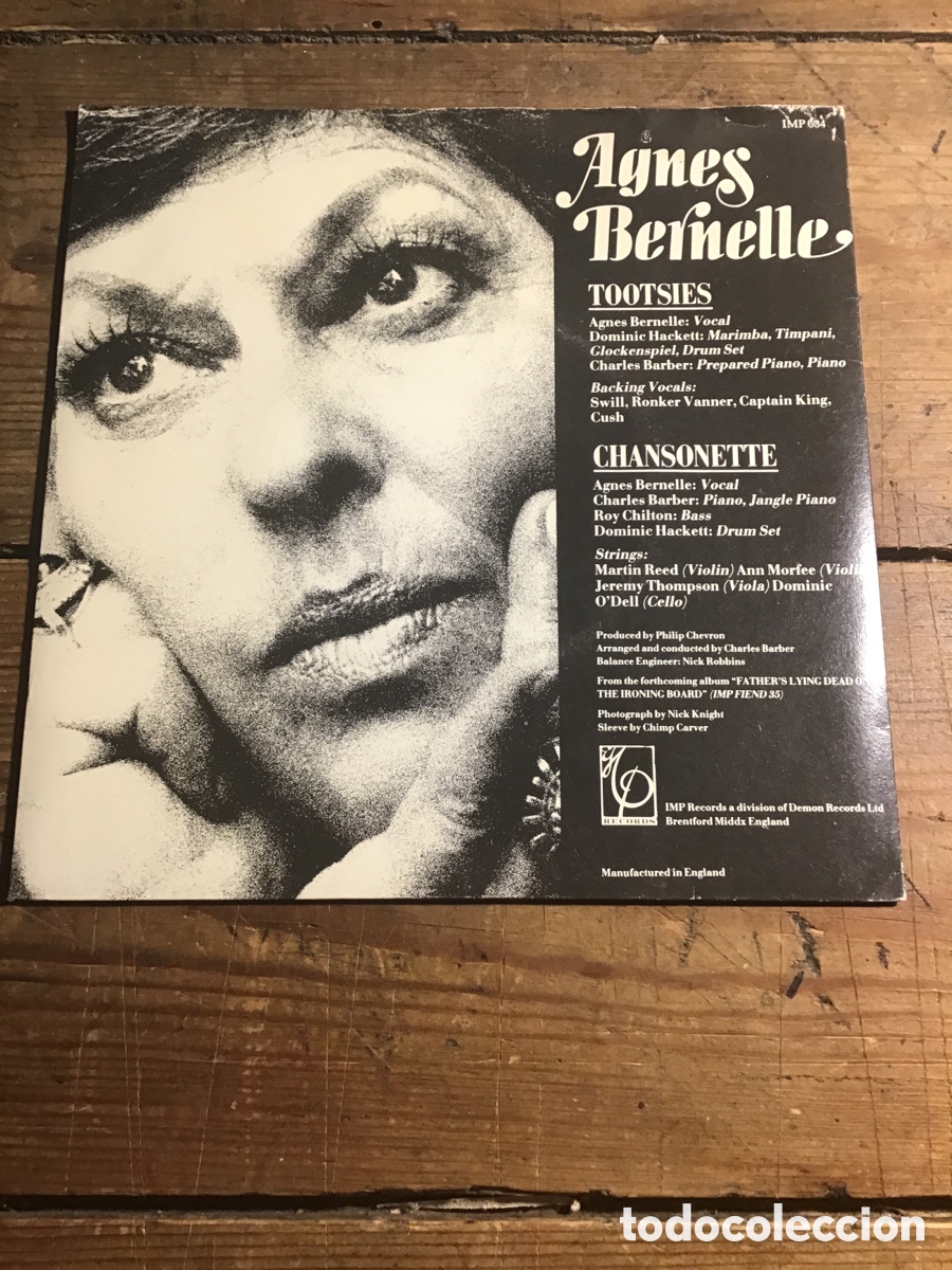Discos de vinilo: Agnes Bernelle Tootsies The Juvenile Delinquent