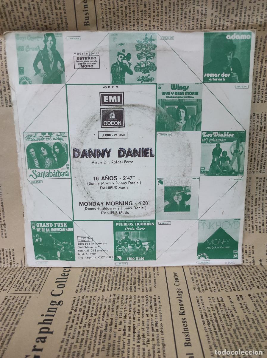 Discos de vinilo: Danny Daniel &ndash; 16 A&ntilde;os - Foto 2
