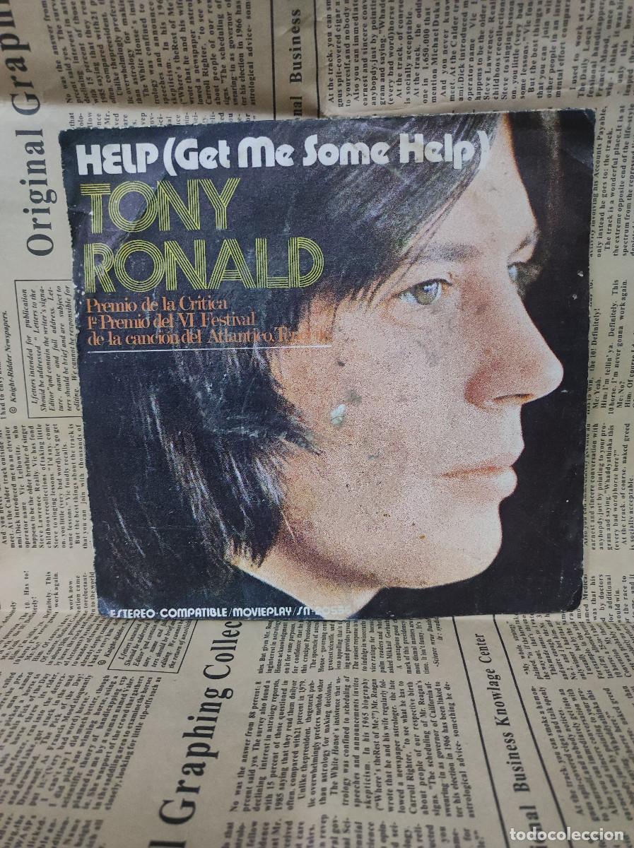 Discos de vinilo: Tony Ronald &ndash; Help (Get Me Some Help) - Foto 1