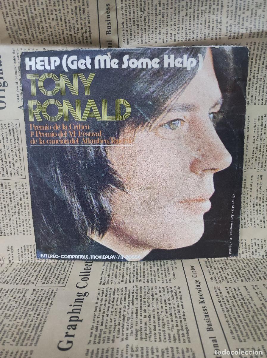 Discos de vinilo: Tony Ronald &ndash; Help (Get Me Some Help) - Foto 2