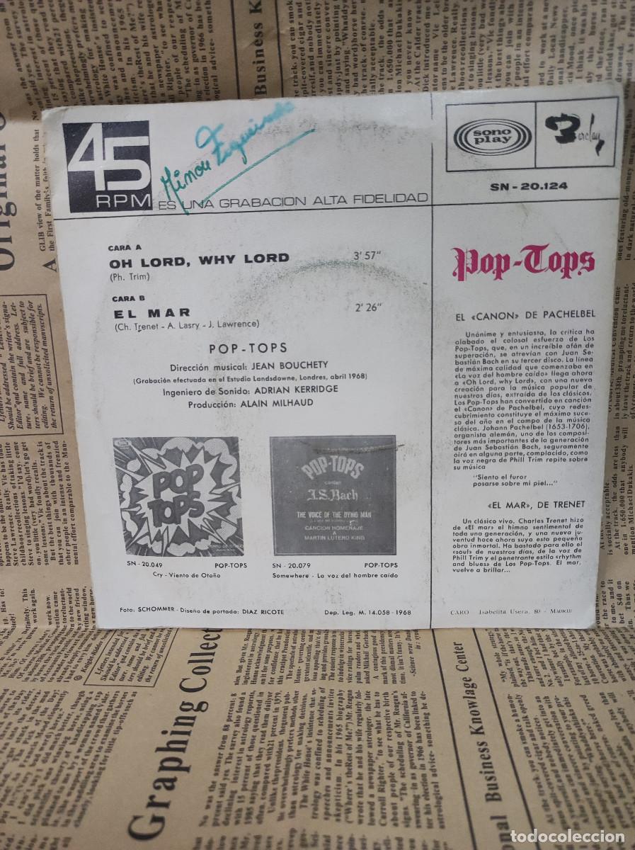 Discos de vinilo: Pop-Tops &ndash; Oh Lord, Why Lord - Foto 2