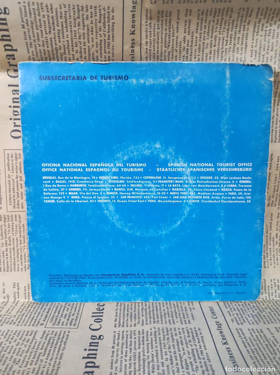 Discos de vinilo: Espańa Spain Espagne Spanien Folklore Musical De Espa&ntilde;a - Foto 2