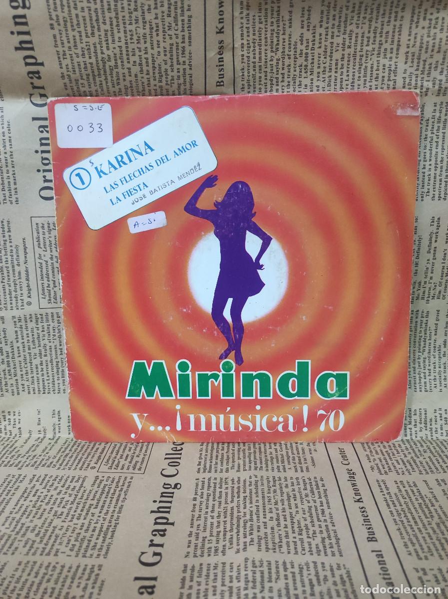 Discos de vinilo: Karina &ndash; Las Flechas Del Amor / La Fiesta - Foto 1