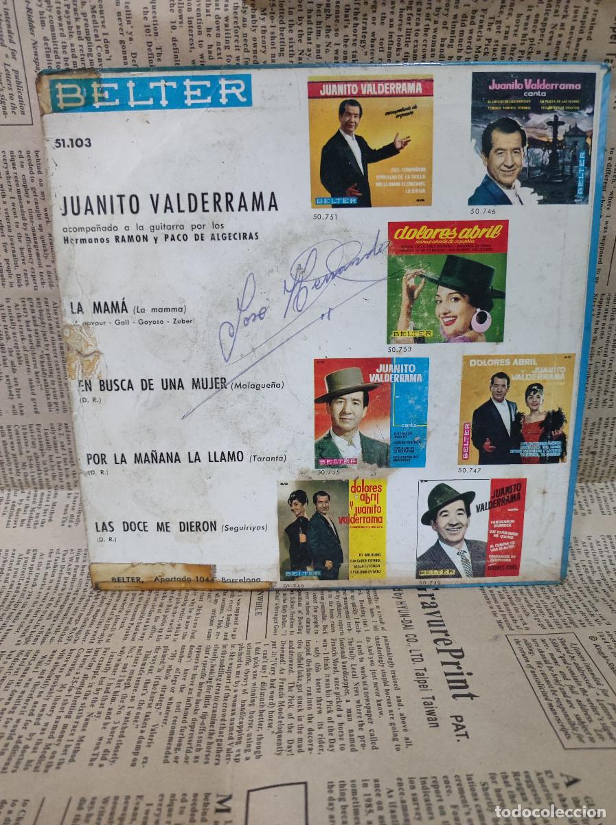 Discos de vinilo: Juanito Valderrama &ndash; La Mam&aacute; - Foto 2