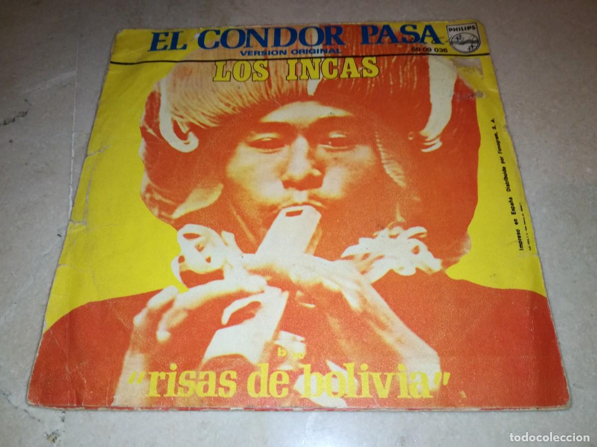Discos de vinilo: LOS INCAS-EL CONDOR PASA-ORIGINAL 1970-VERSION ORIGINAL - Foto 2