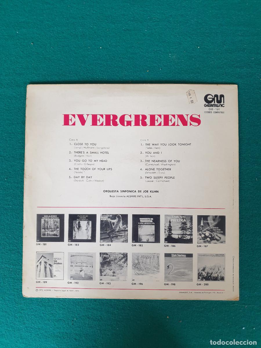 Discos de vinilo: Joe Kuhn Orchestra &ndash; Evergreens - Foto 2
