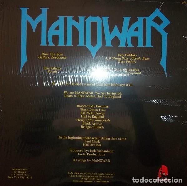 Discos de vinilo: Manowar &ndash; Hail To England - Foto 2