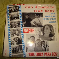 Dischi in vinile: DUO DINAMICO CON IRAN EORY. UNA CHICA PARA DOS. GALILEO + 3. EP. LA VOZ DE SU AMO, 1966