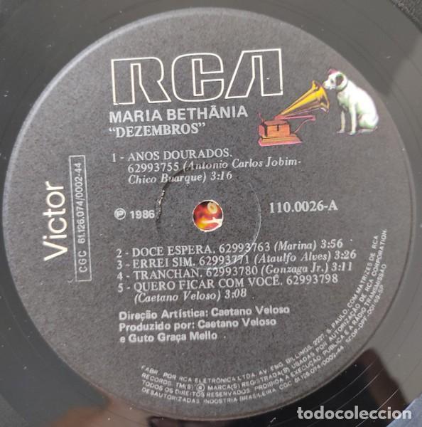 Discos de vinilo: Maria Beth&acirc;nia &ndash; Dezembros - Foto 3