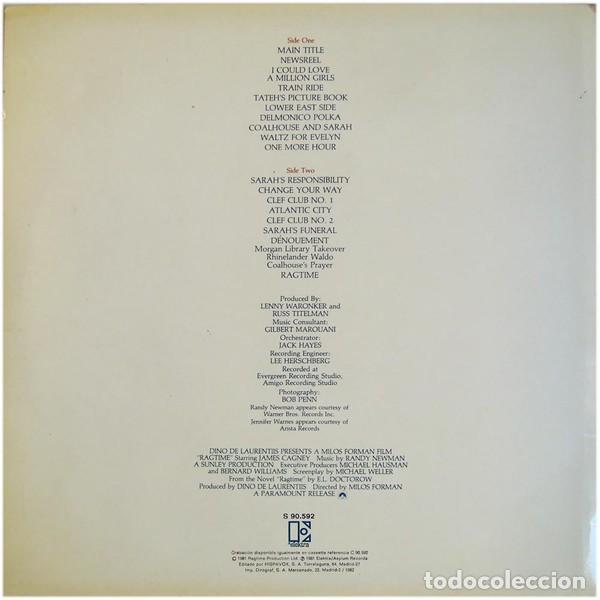 Discos de vinilo: Randy Newman &ndash; Ragtime - Vinilo - Foto 2
