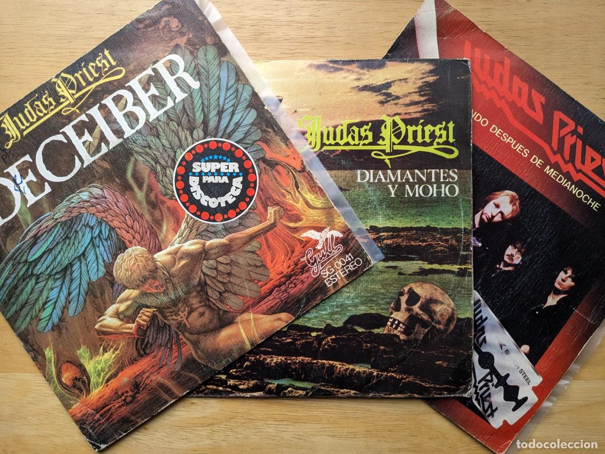 Discos de vinilo: LOTE 3 SINGLES 7&rdquo; - JUDAS PRIEST - Foto 1