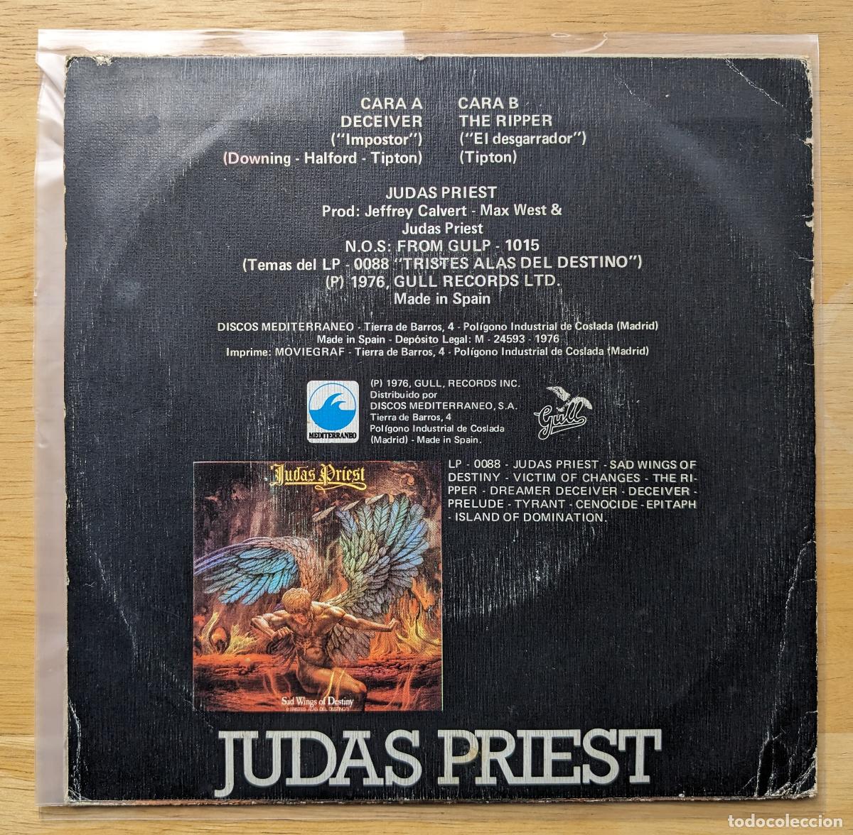 Discos de vinilo: LOTE 3 SINGLES 7&rdquo; - JUDAS PRIEST - Foto 4