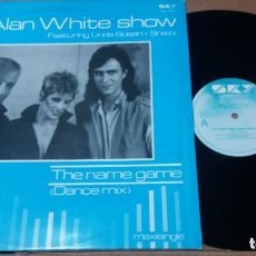Discos de vinilo: THE ALAN WHITE SHOW / THE NAME GAME / MAXI-SINGLE 12 INCH