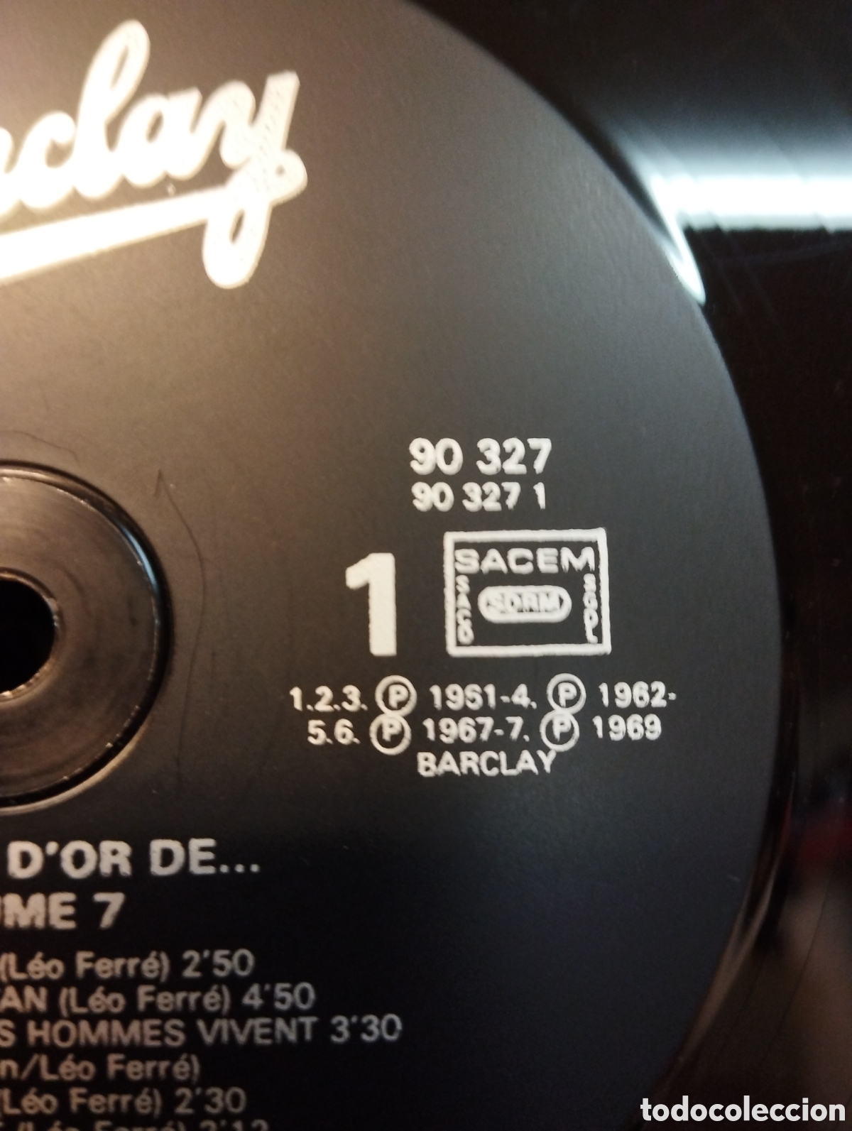 Discos de vinilo: ALBUM DE LEO FERR&Eacute; GREAT HITS - Foto 3