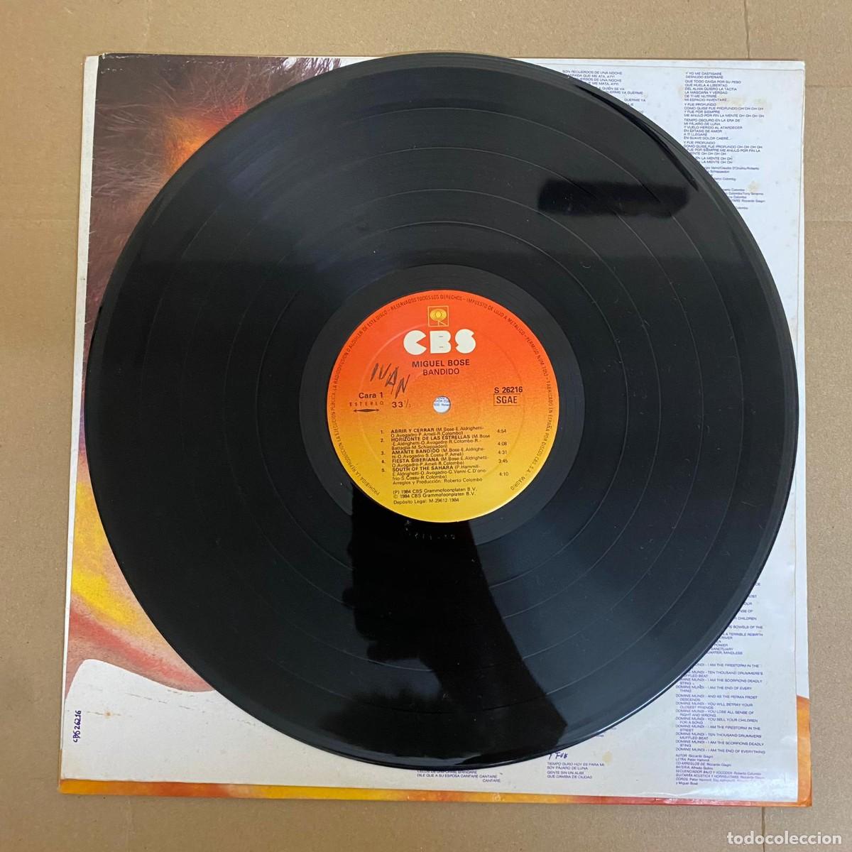 Discos de vinilo: Miguel Bos&eacute; &ndash; Bandido - Foto 6