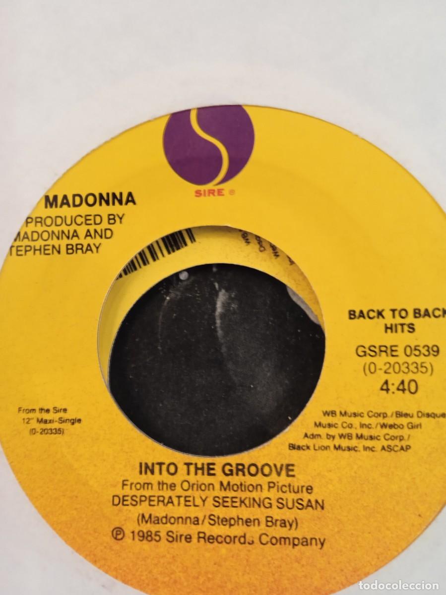 Discos de vinilo: MADONNA- INTO THE GROOVE- DRESS YOU UP- SINGLE