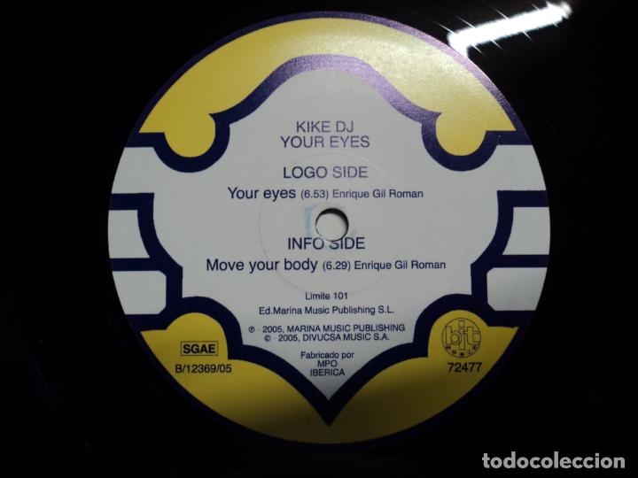 Discos de vinilo: Kike D.J. &ndash; Your Eyes - Foto 3