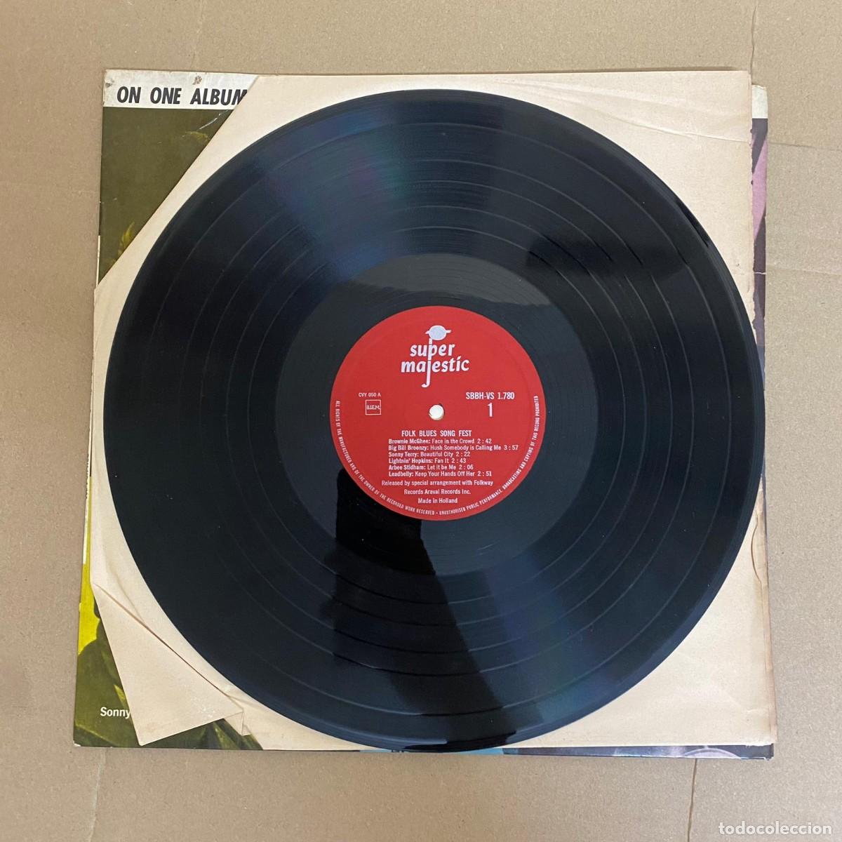 Discos de vinilo: Various &ndash; Folk Blues Song Fest - Foto 5