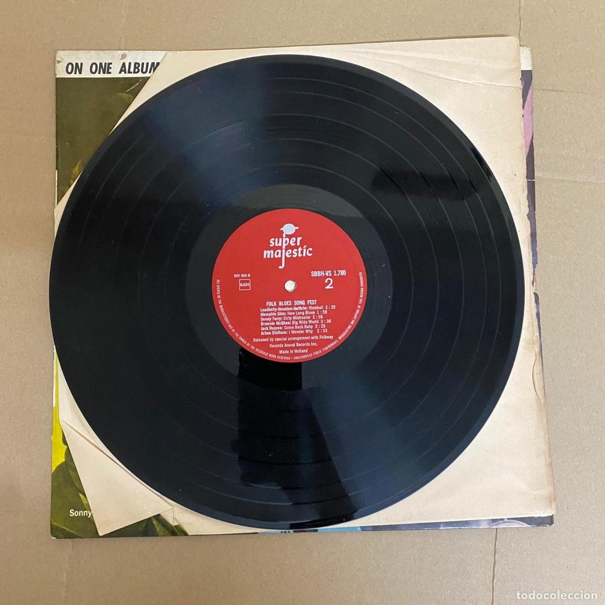 Discos de vinilo: Various &ndash; Folk Blues Song Fest - Foto 6