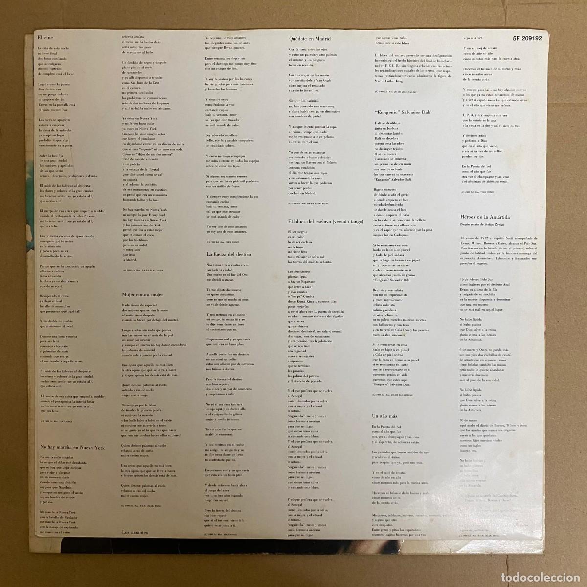 Discos de vinilo: Mecano &ndash; Descanso Dominical - Foto 3