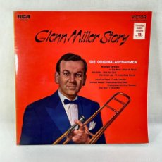 Discos de vinilo: LP - VINILO GLENN MILLER AND HIS ORCHESTRA - GLENN MILLER STORY - DOBLE PORTADA ALEMANIA - AÑO 1975
