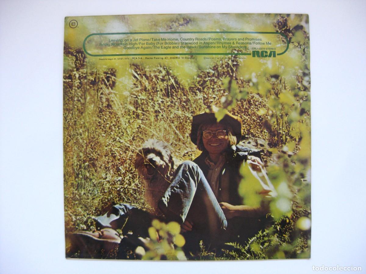 Discos de vinilo: DISCO VINILO LP JOHN DENVER GRANDES EXITOS - Foto 2