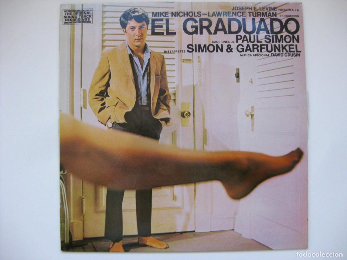 Discos de vinilo: DISCO VINILO LP SIMON AND GARFUNKEL EL GRADUADO - Foto 1